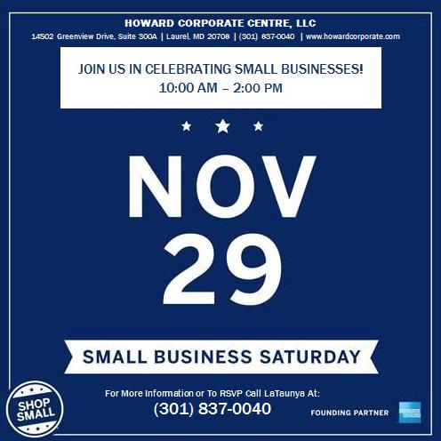 HCC Small Business Saturday Flyer